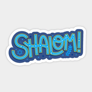 SHALOM! Sticker